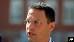 宾夕法尼亚州州长乔什·夏皮罗。（美联社照片）