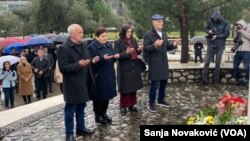 Obeležavanje godišnjice zločina u Štrpcima, 27. februar 2025. (VOA/Sanja Novaković)