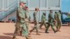 U.S. and Niger military personnel visit a base in Agadez, Niger, Aug. 5, 2024. The U.S. handed over its last military base in Niger to local authorities, the U.S. Department of Defense and Niger's Ministry of Defense announced in a joint statement on Monday. 