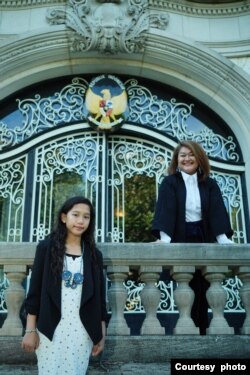 Mardy Ridha (kanan) dan putrinya, Audrey Fatima Farid (kiri) (dok: Mardy Ridha)