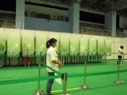 澳门立法会选举日票站气氛冷清。