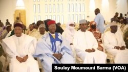 Tsofaffin shugabanin kasa Issoufou Mahamadou, Mahaman Ousman da Salou Djibo sun halarci taron