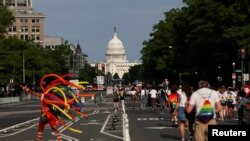 Prajd u Vašingtonu, 8. juna 2024. godine. (Foto: Reuters/Leah Millis)