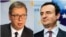 Combo photography, Aleksandar Vucic and Albin Kurti (Reuters/VOA graphic)