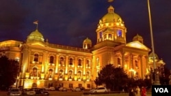 ARHIVA - Zdanje Doma Narodne skupštine Republike Srbije, u Beogradu, 24. aprila 2019. (Foto: VOA/Veljko Popović)