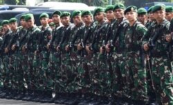 Personel TNI dalam sebuah latihan penanggulangan teror di Jakarta. (foto: Humas TNI)