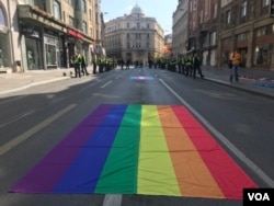 Titova ulica uoči prve Bh. povorke ponosa, Sarajevo, 8. septembar 2019.