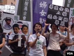 妇援会执行长康淑华(美国之音莉雅拍摄)