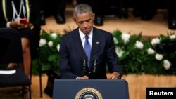 奥巴马总统2016年7月12日在达拉斯发表讲话