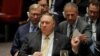 Menlu AS Mike Pompeo dalam rapat Dewan Keamanan PBB di Markas Besar PBB, New York, 20 Agustus 2019.