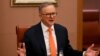 Perdana Menteri Australia Anthony Albanese di Gedung Parlemen di Canberra, Selasa, 18 Oktober 2022. (Lukas Coch/Pool via REUTERS)