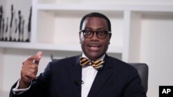 Shugaban bankin raya kasashen Afirka, Dr Akinwumi Adesina