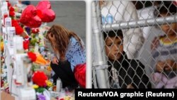 El Paso: pomen žrtvama masovne pucnjave (L) i migranti koji čekaju ulaz u SAD na američko-meksičkoj granici (D) 
