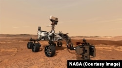 AS mengirim kendaraan penjelajah bernama "Perseverance" untuk misi di planet Mars (foto: ilustrasi). 