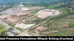 Kesediaan tapak di Tondo Dua yang direncanakan akan dibangun 1.100 unit hunian tetap pada tahun 2021. (Foto: Courtesy/Balai Prasarana Permukiman Wilayah Sulteng)
