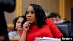 资料照片：参与特朗普佐治亚州选举干预案的富尔顿郡地方检察官法尼·威利斯。(2024年3月1日)