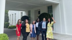 Džirajut Lativongskom i još petoro korisnika programa DAKA sastali su se sa predsednikom Džozefom Bajdenom 14. maja 2021.