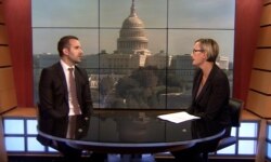 Ministar Spajić i Milena Đurđić u studiju 55 Glasa Amerike u Vašingtonu