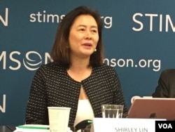 美国维吉尼亚州大学、香港中文大学教授林夏如（美国之音钟辰芳拍摄）