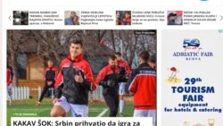 Jedan od napisa u beogradskoj tabloidnoj štampi