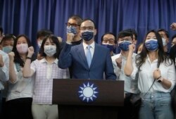 新当选的国民党主席朱立伦。