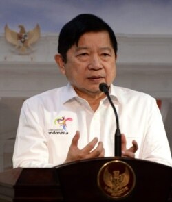 Kepala Bappenas Suharso Monoarfa , targetkan Ibu Kota Baru bisa ciptakan 3 juta lapangan kerja baru, dalam konferensi pers usai Ratas di Kantor Presiden, Jakarta, Rabu, 26 Februari 2020. (Foto: Biro Setpres)