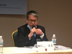 台湾智库谘询委员赖怡忠（美国之音陈筠拍摄）