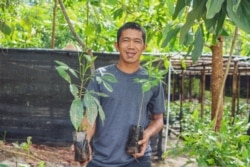 Pasien klinik ASRI membayar biaya pengobatan dengan bibit.