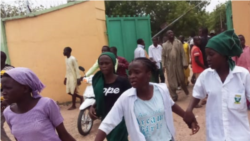 Wasu daga cikin daliban da suka tsira bayan da aka kai harin