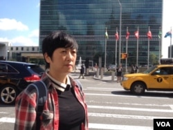 马永田,吉林省长春市被强拆私营企业业主 (美国之音方冰拍摄)