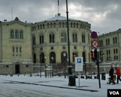 挪威议会（美国之音王南拍摄）