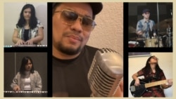 Musisi dan vokalis Tompi, tampil bersama ensemble Berklee College of Music dalam Konser Untuk Indonesia.