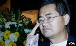 人权活动家郭宝胜(美国之音国符拍摄)
