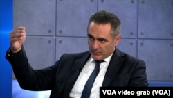 Crnogorski ministar finansija Aleksandar Damjanović u studiju Glasa Amerike