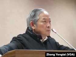 台湾执政党国民党立委林郁方 (美国之音张永泰拍摄)