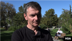 Aleksandar Jovanović Ćuta iz pokreta Odbranimo reke Stare planine, Foto: VOA