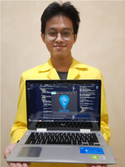 Nandhika Prayoga: Muter mengandalkan global positioning system. (Foto: pribadi)