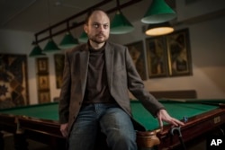 FILE - Vladimir Kara-Murza, 35, Russian opposition activist is shown in Moscow, Russia, Jan. 29, 2016.