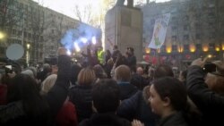 Protest za bojkot na Trgu Nikole Pašića u Beogradu, 1. februara 2020. Protest "1 od 5 miliona" na Trgu Nikole Pašića u Beogradu, 1. februara 2020. godine (Foto: Mladen Obradović)