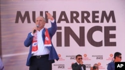 თურქეთის ოპოზიციის ლიდერმა მუჰარემ ინჯემ დამარცხება აღიარა