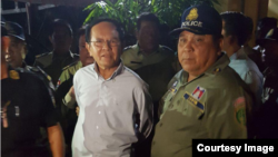 CNRP president Kem Sokha was arrested at his home in Phnom Penh, Cambodia, September 3, 2017. (Courtesy image)