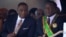UMongameli Emmerson Mnangagwa lomsekeli wakhe uMnu. Constantino Chiwenga, Harare, Aug. 13, 201