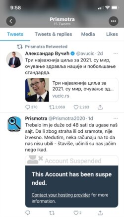 Tviter profil Prismotre.net