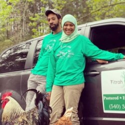 Sakinah McDowell and Omari Grey pemilik "Fitrah Farm" (foto: courtesy).