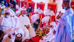 Manyan 'yan siyasan Najeriya a waken daurin Auren Yusuf Buhari da Zahra Nasir Ado Bayero (Facebook/Femi Adesina)