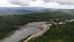 Bendungan PLTA Poso 1 di desa Sulewana, Kecamatan Pamona Utara, Kabupaten Poso, Sulawesi Tengah, Selasa (24/11/2020) Foto : Yoanes Litha