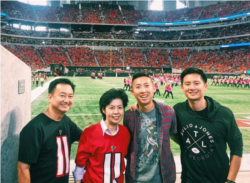 Daniel Fu, WNI dI Atlanta, Georgia, bersama keluarga. (Foto: Dok Pribadi)