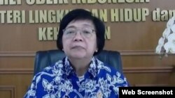 Menteri KLHK Siti Nurbaya (Foto dok: VOA)
