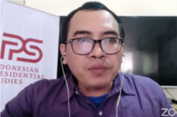 Direktur Eksekutif IPS, Nyari Ahmad Ph.D dalam tangkapan layar. (Foto: VOA/Nurhadi)