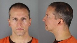 រូបថតរបស់លោក Derek Chauvin ក្នុងសម្លៀកបំពាក់ជាអ្នកទោស ត្រូវបានផ្តល់ឲ្យដោយការិយាល័យប៉ូលិសប្រចាំសង្កាត់ Hennepin រដ្ឋមីនីសូតា ដែលសារព័ត៌មាន AFP ទទួលបាន កាលពីថ្ងៃទី៣១ ខែឧសភា ឆ្នាំ២០២០។